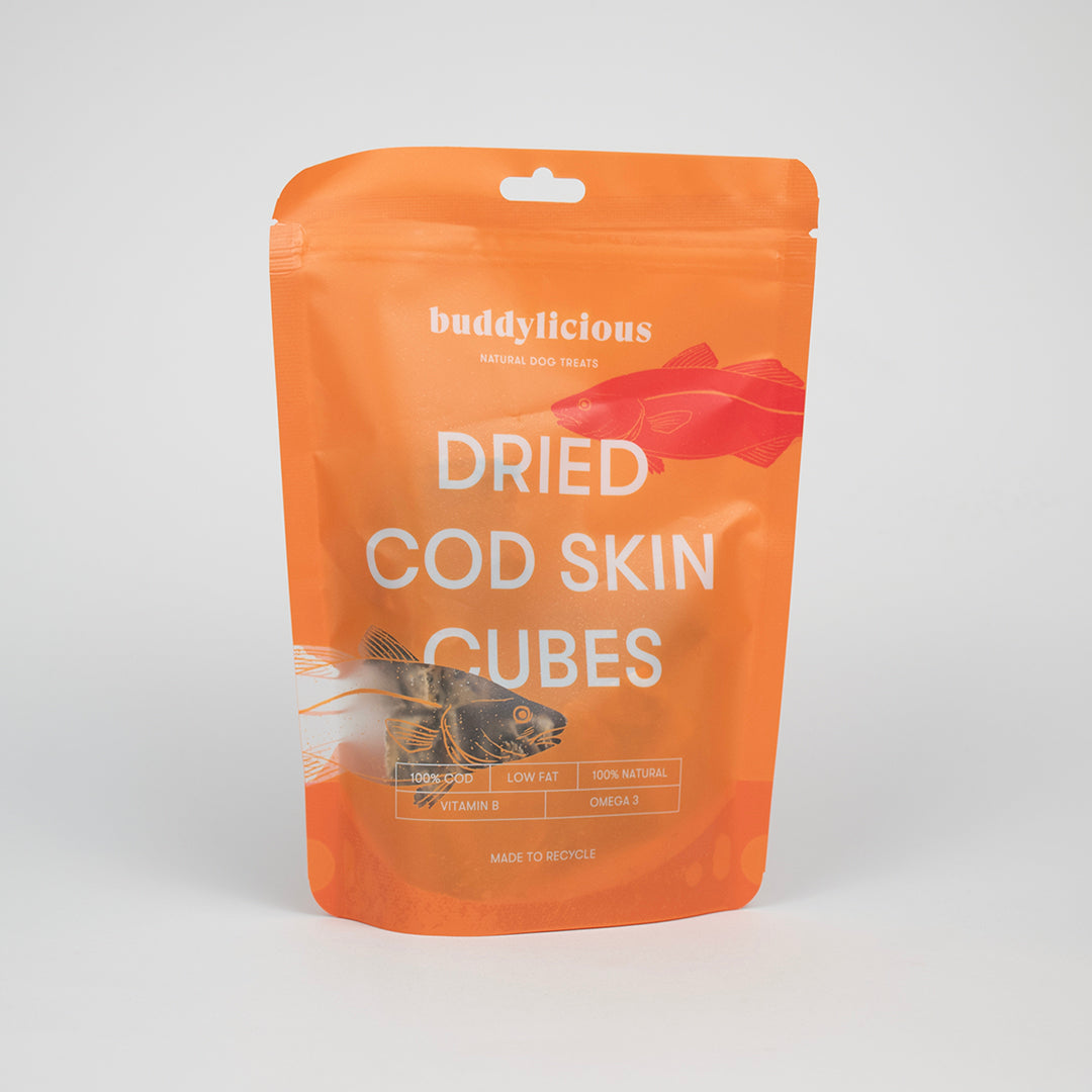 Dried Cod Skin Cubes