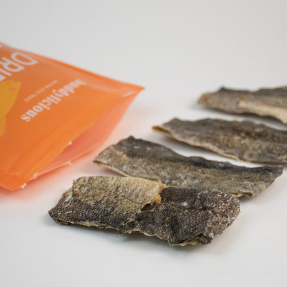 Dried Cod Skin Strips