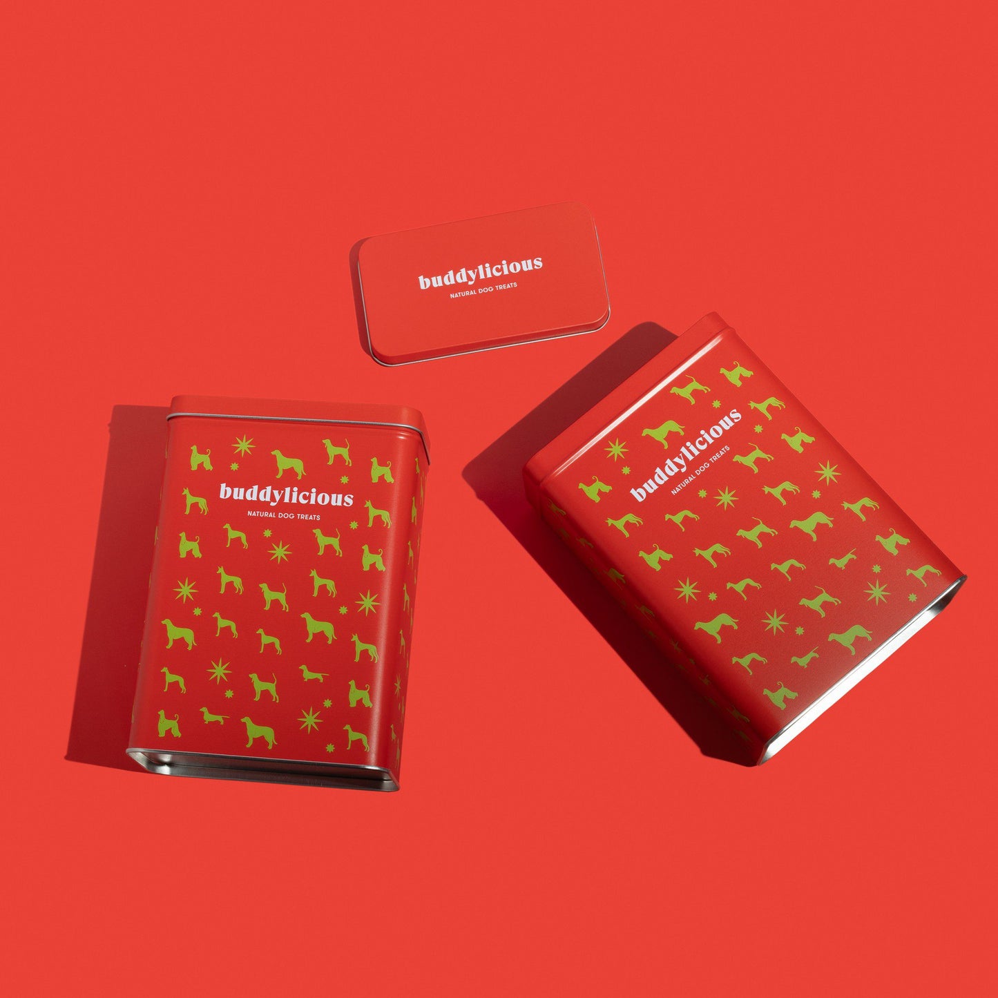 Dog Treats Gift Box - Red Theme